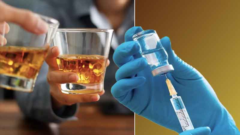 Alcohol and vaccine